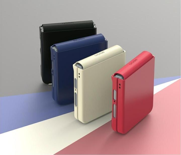 Actual product image Araree Case Aero Flex for Samsung Galaxy Z Flip7 navy (Samsung Galaxy Z Flip7)