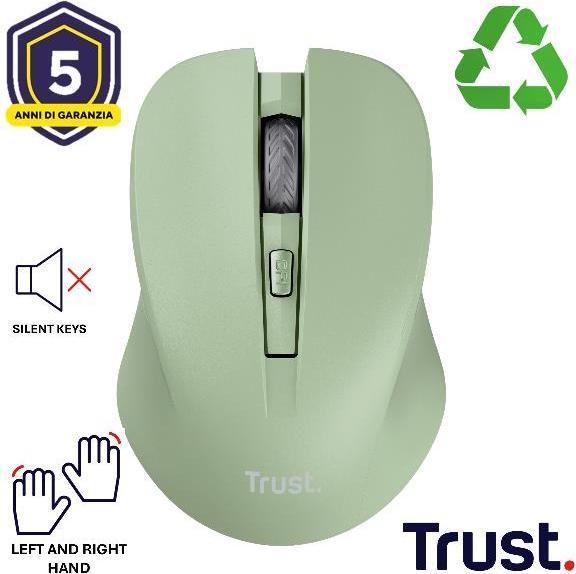 Actual product image Trust Mydo Silent Wireless Mouse Gree (Wireless)