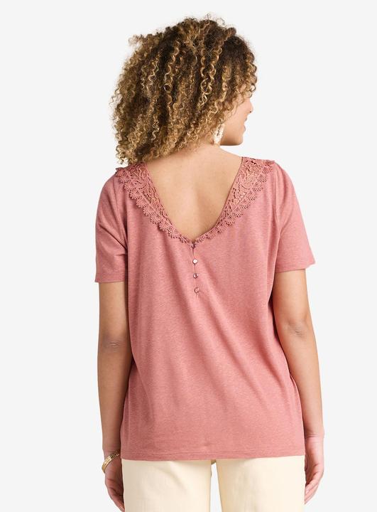 Actual product image Envie de Fraise Wendbares Umstandsshirt mit Makramee-Spitze (44, 46)
