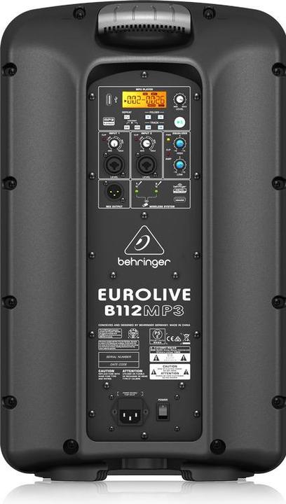 Produktbild Behringer Eurolive B112MP3 (Aktiv, 1x 1000 W)