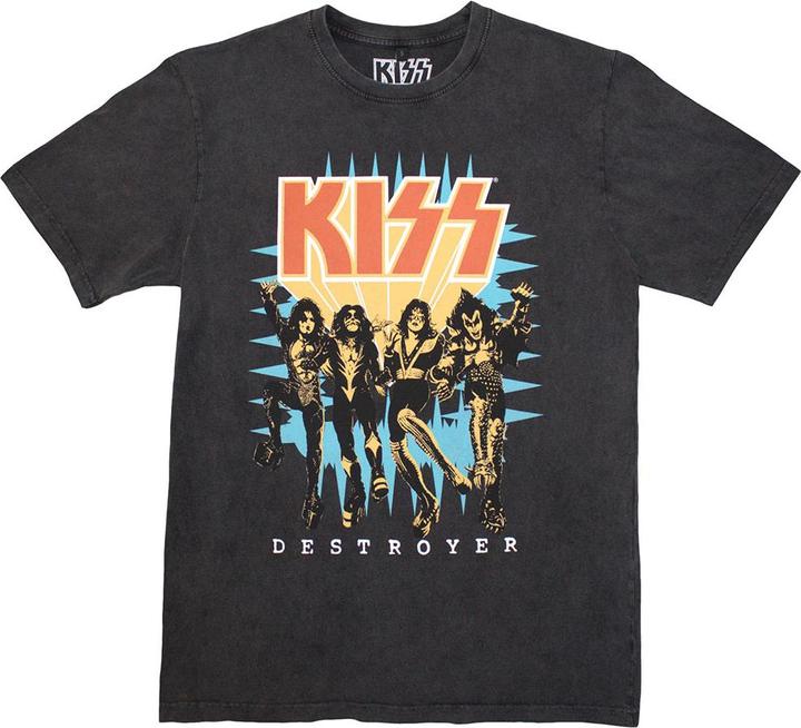 Produktbild KISS Destroyer 3D Logo Stone Wash (XXL)