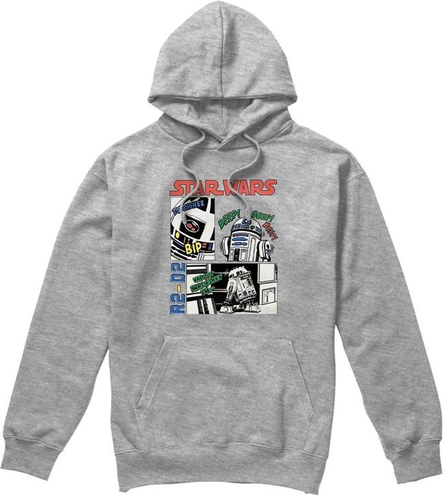 Immagine prodotto Star Wars Beep Boop Felpa con Cappuccio R2-D2 Uomo (M)