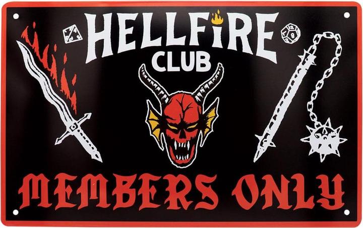 Actual product image Fanattik Stranger Things tin signs set of 3