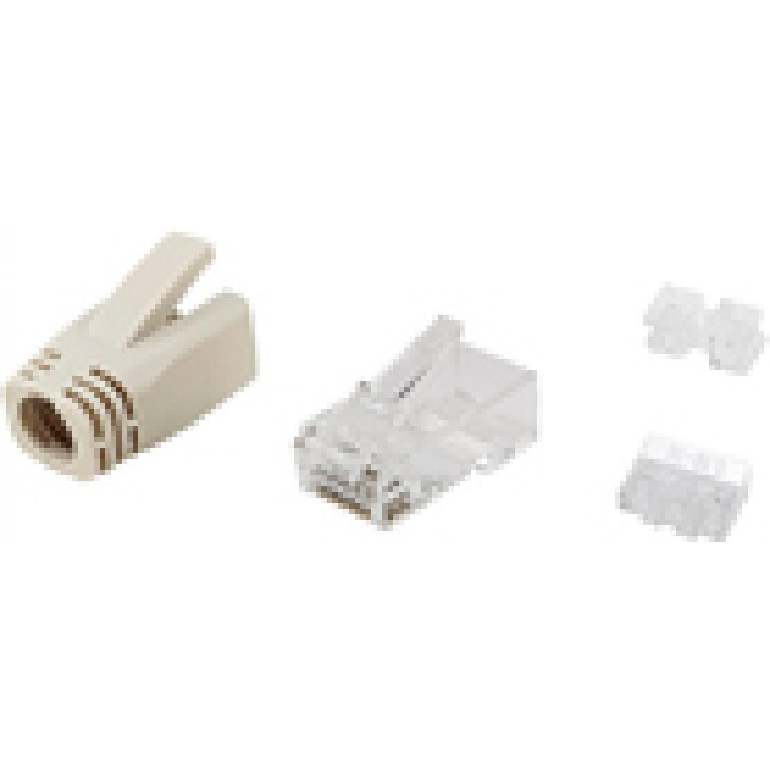 Thumbnail - equip Steckverbinder Cat6A RJ45 100er Set UTP ungeschirmt (Netzwerkkabel Stecker), Netzwerk Zubehör