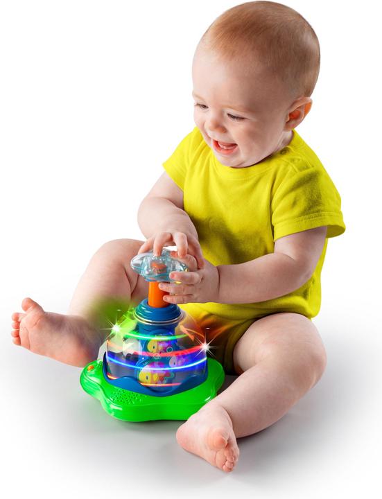 Actual product image Bright Starts Press & glow spinner