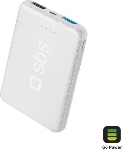 Immagine prodotto SBS Pocket Power Bank 5000 mAh (5000 mAh, 18.50 Wh)