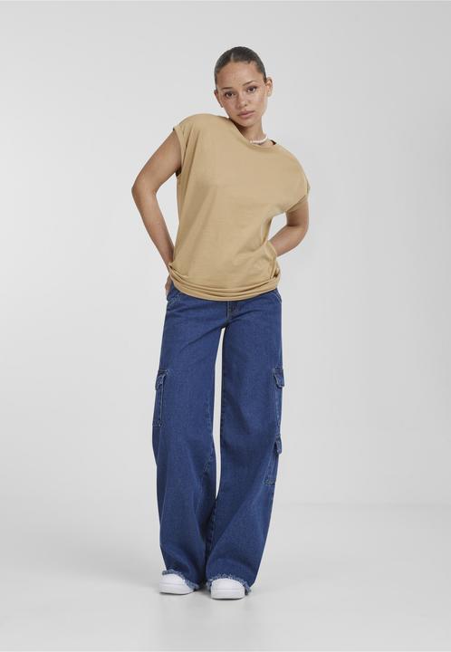 Actual product image Urban Classics Ladies Extended Shoulder Tee (M)