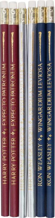 Image du produit Harry Potter : Hogwarts Wands Set de 6 crayons (Blanc, Non contraignant)