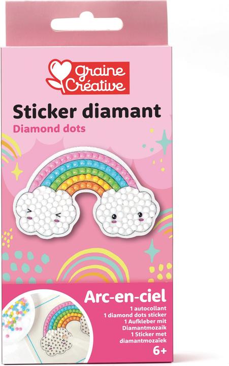 Produktbild Creative Diamond Mosaik Sticker Set - Regenbogen
