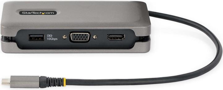 Produktbild StarTech com USB-C Multiport Adapter - HDMI/VGA - 4K 60Hz - 3-Port USB Hub - 100W Power Delivery Pas (USB-C, 3 Ports)