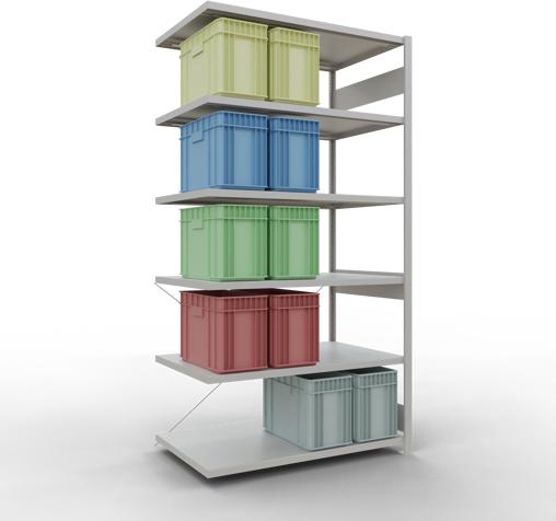 Actual product image Schulte Lagertechnik MULTIplus250 boltless bay system with cross brace