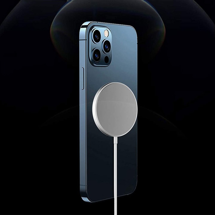 Produktbild Apfelkiste USB C MagSafe Ladegerät Magnetischer Qi-Wireless Charger 15W, 1m (15 W)