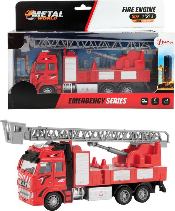 Actual product image Toi-Toys Fire engine red 12 cm