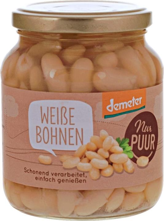 Nur PUUR Fagioli bianchi (in vetro) ATG 240g (350 g)