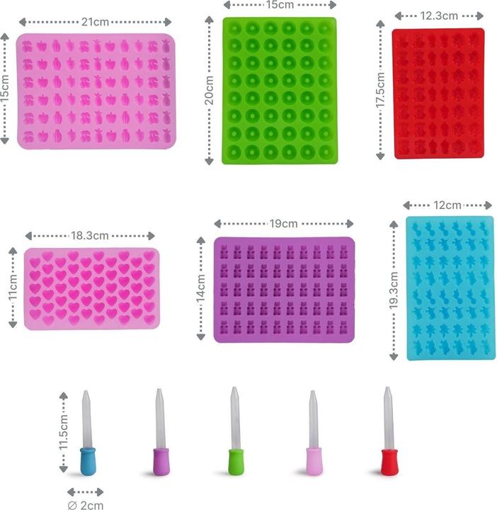 Immagine prodotto Hermex Set di stampi in silicone
