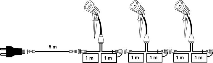 Produktbild Max Hauri GARDEN Gartenspot ALU IP65 Merkuro (360 lm, IP65)