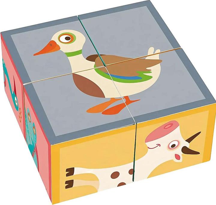 Image du produit Scratch Cubes puzzle ferme cubes (4 pièces)