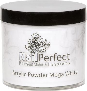 Nail Perfect Basic Acrylic Powder Mega White 25g