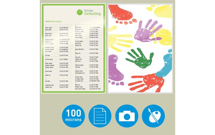 Actual product image Leitz Laminating foil (A4, 100 Piece, 100 µm)