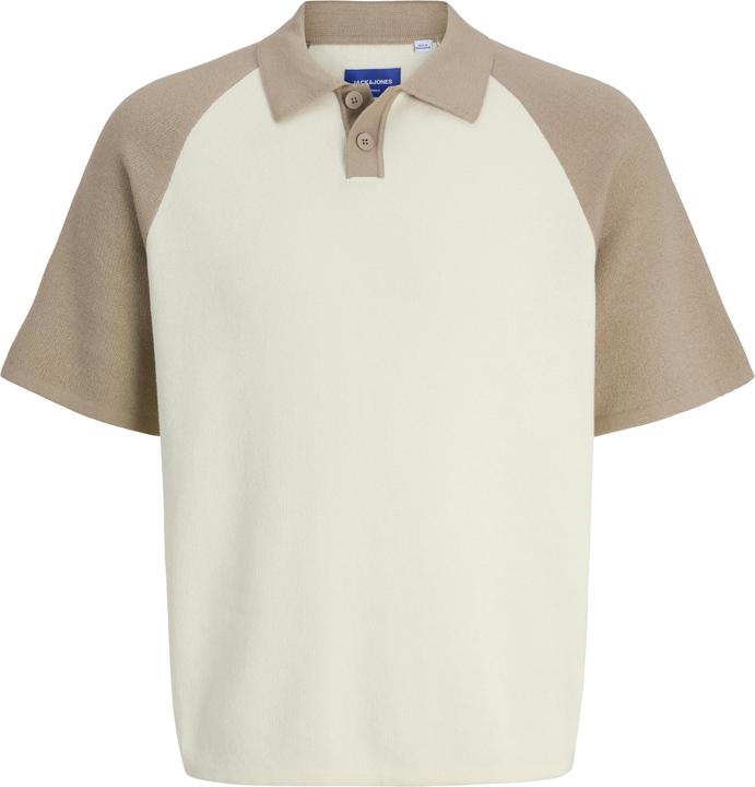 Actual product image Jack & Jones Jorsummer Raglan Knit Polo Styd Ss25 (S)