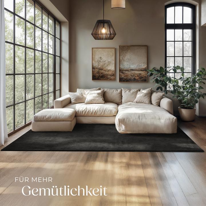 Actual product image tectake Short pile carpet Soft Zone (160 x 230 cm)