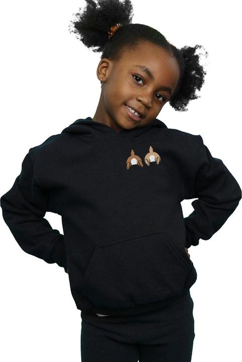 Actual product image Disney Girls Chip N Dale Backside Breast Print Hoodie (152, 158)