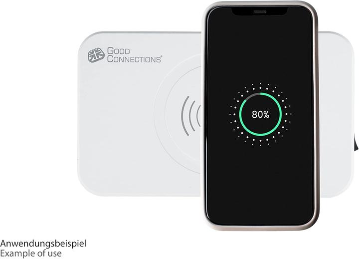 Immagine prodotto Good Connections Stazione di ricarica USB da tavolo 60W, 5 porte (1x USB-Câ"¢ e 4x USB-A), ricarica wireless Qi da (60 W, 5 porte)