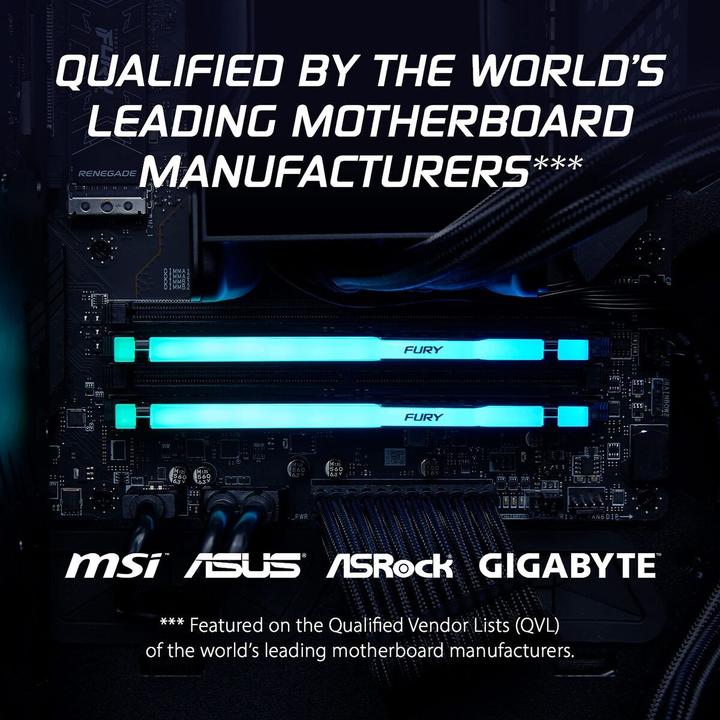 Actual product image Kingston 8GB DDR5-6000MT/S CL36 DIMM (1 x 8GB, 6000 MHz, DDR5-RAM, DIMM)