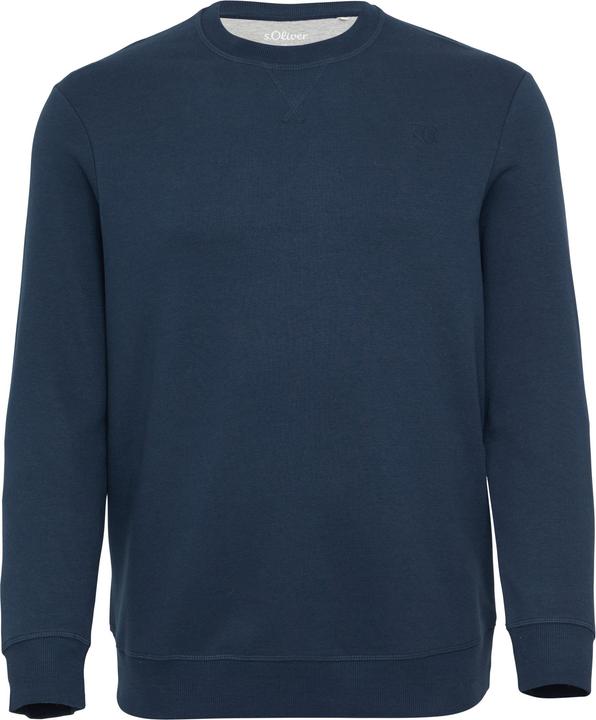 Produktbild s.Oliver Sweatshirt Sweatshirt mit Label-Stickerei (5XL)