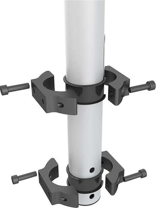 Actual product image Multibrackets Ceiling bracket 2x, 32"-75", white, VESA 100 x