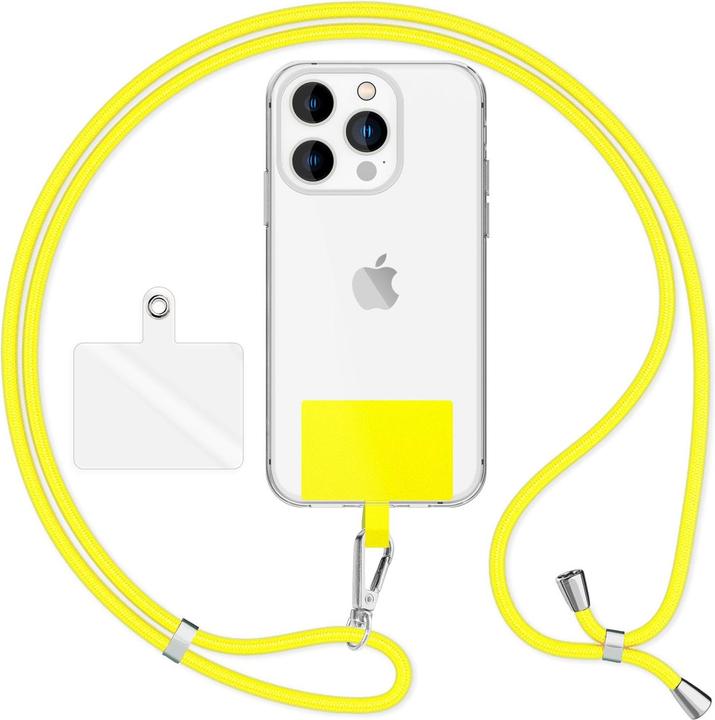 Actual product image Nalia Universal mobile phone necklace with pad