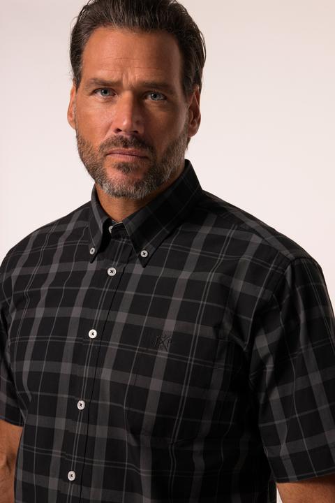 Produktbild JP1880 Karohemd, Halbarm, Buttondown-Kragen, Modern Fit (L)