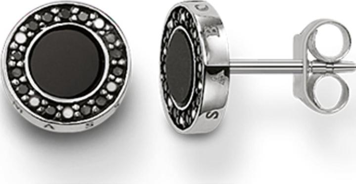 Image du produit Thomas Sabo Boucles d'oreilles Classic Pavé Noir (Argent 925)