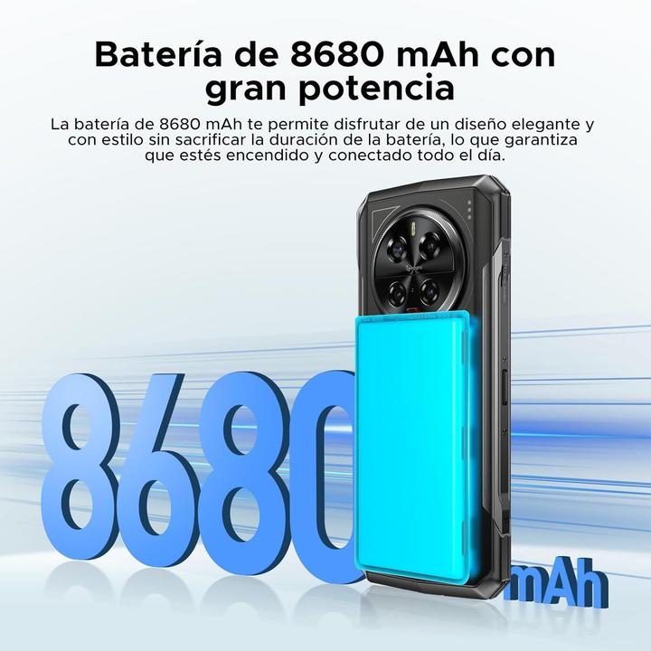 Image du produit Doogee V40 5G NFC (678 Go, Argent, 6.50", 5G)