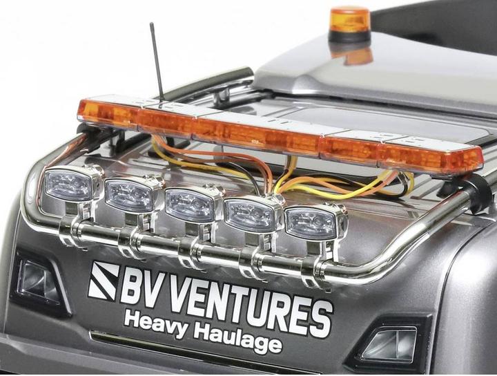 Actual product image Tamiya 1/14 RC Scania 8x4/4 Gun Metal (Kit)