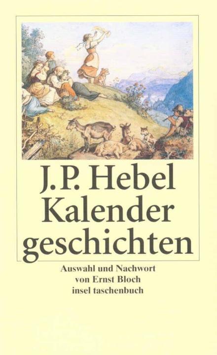 Actual product image Kalendergeschichten (German, Ludwig Richter, John Peter Hebel, Ernst Bloch, 1973)