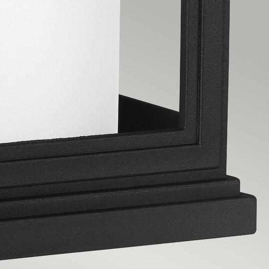 Actual product image Elstead Lighting Roscoe outdoor wall light E27 34cm textured black IP44 anti-seawater (E27, IP44)