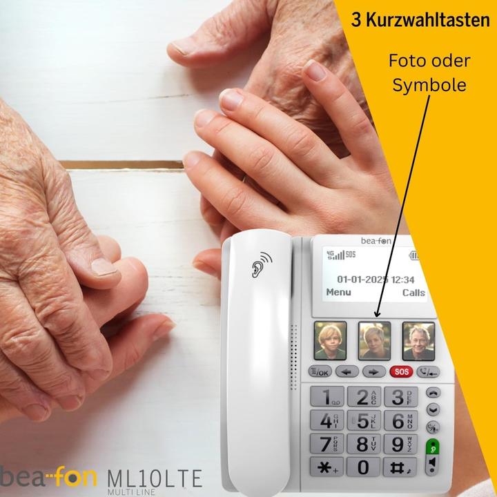 Produktbild Bea-Fon ML10 LTE 4G Tischtelefon mit SOS Funktion/ Notrufsender