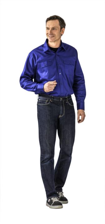 Immagine prodotto Planam Camicia in twill manica 1/1 blu scuro 39/40 41/42 (42)