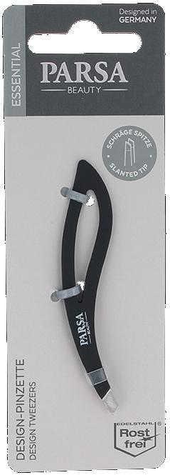 Produktbild Parsa Beauty Parsa Design-Pinzette, schräg, schwarz - rosé