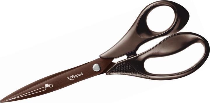 Actual product image Maped M686110 - Scissors Titanium, 21cm, asymmetrical, black (21 cm)