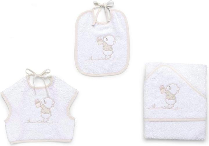 Italbaby Set 3 Pezzi Spugna Bear