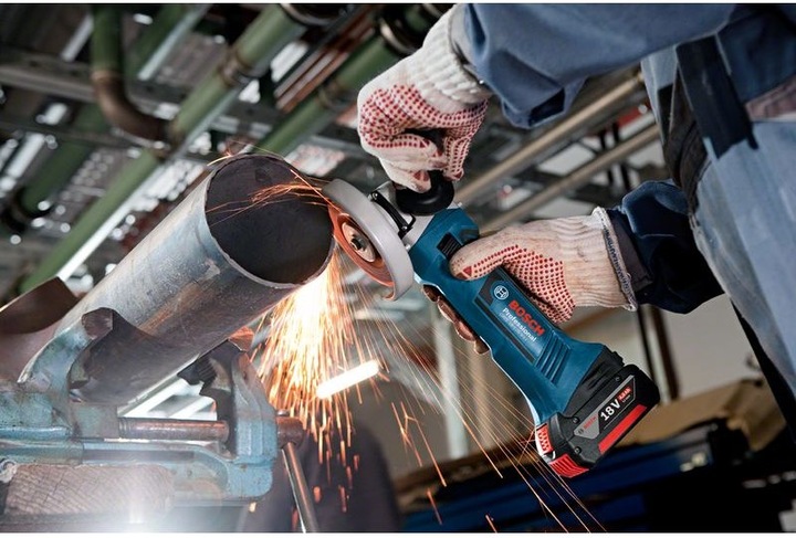 Produktbild Bosch Professional GWS 18-125 V-LI in L-Boxx / ohne Akku (125 mm)
