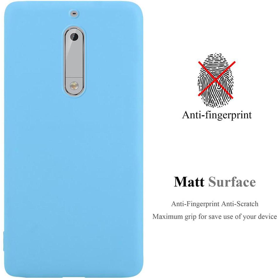 Thumbnail - Cadorabo TPU Candy Cover (Huawei Y5 (2017)), Smartphone Hülle, Blau