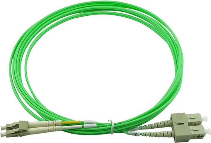 Actual product image BlueOptics Duplex fibre optic patch cable LC-SC multimode OM5 10 metres (S/UTP, CAT6, 10 m)