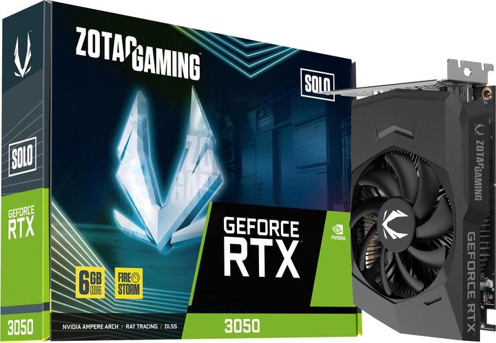 Actual product image Zotac GeForce RTX 3050 Solo (6 GB)