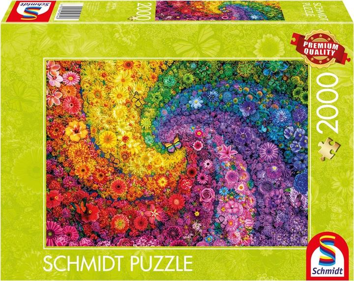 Image du produit Schmidt Spiele Tourbillon de fleurs multicolores 2000 pièces (2000 pièces)