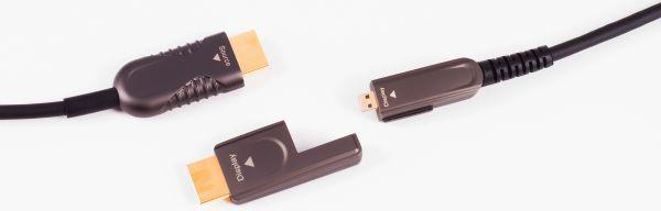 Actual product image Shiverpeaks S/CONN maximum connectivity HDMI connection cable-Optical HDMI installation cable set, 4K, 7.5m (7.50 m, HDMI, 2.0)