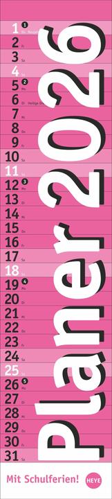 Produktbild Langplaner, pink 2026