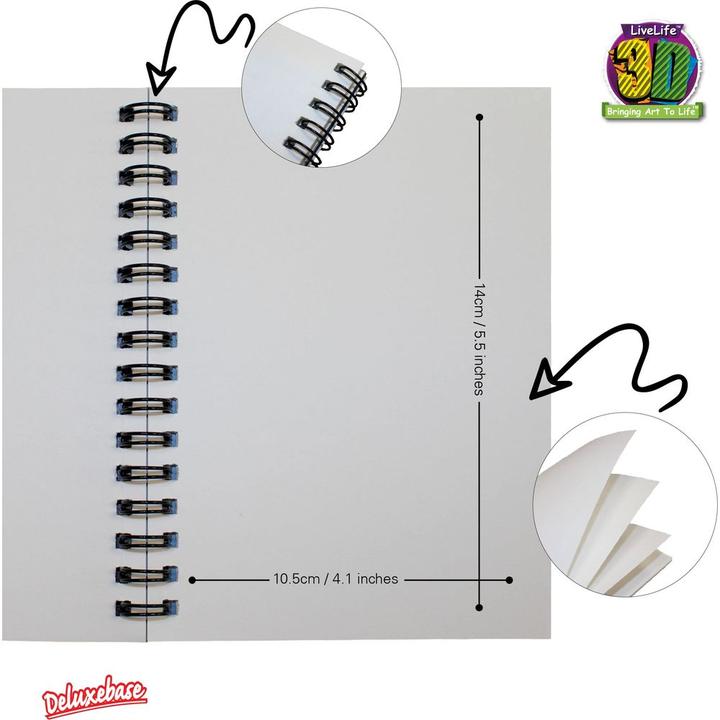 Produktbild LiveLife 3D D Spiralheft Delfin (A6)